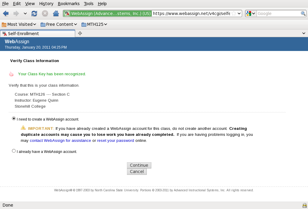 Webassign rccd image